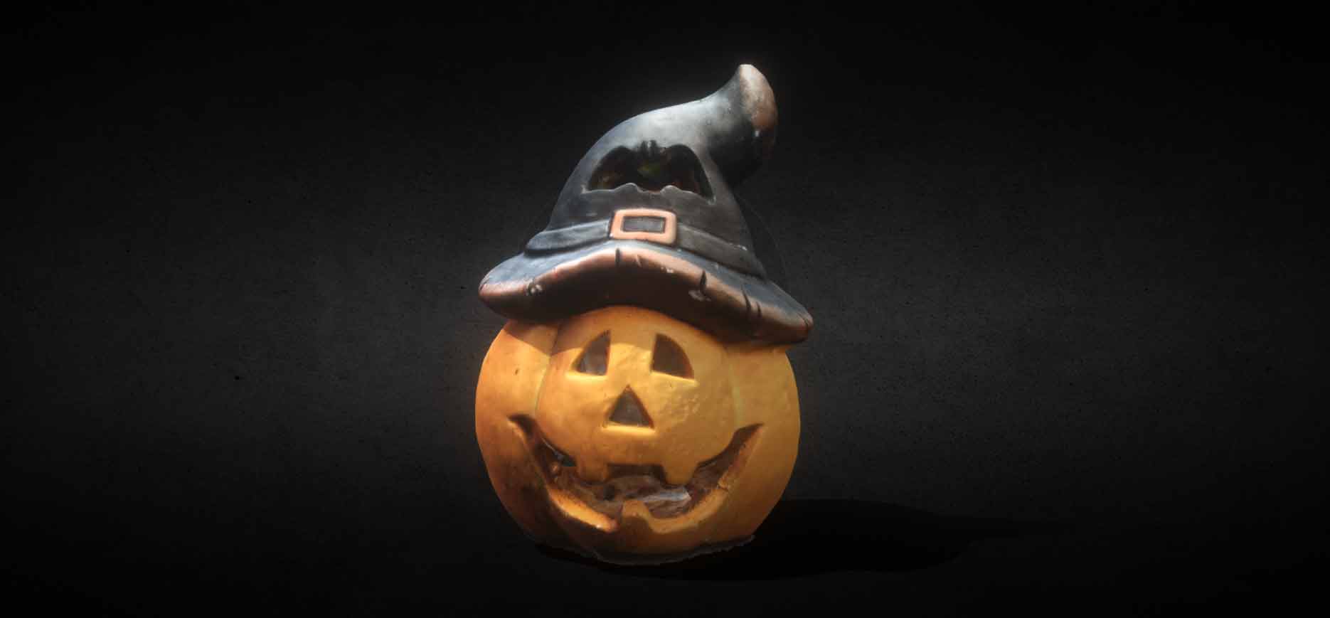 🎃👻Happy Halloween! Free 3D pumpkin and a 💀spooky skull to download