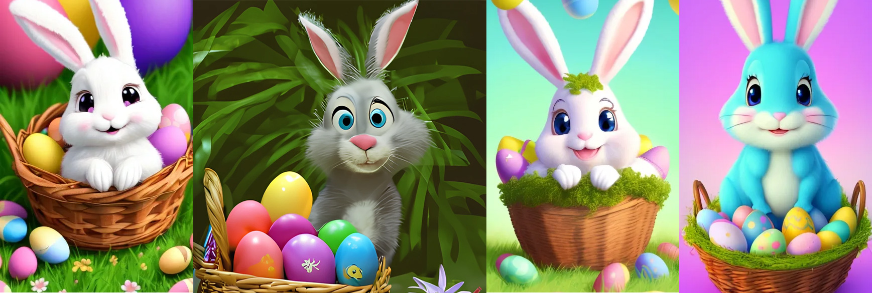 AI for fun: Generating Easter 🐰 Greeting Cards with Stable Diffusion and AI