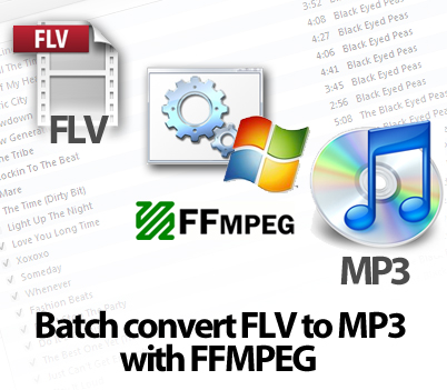 Convert FLV to MP3 with FFMpeg