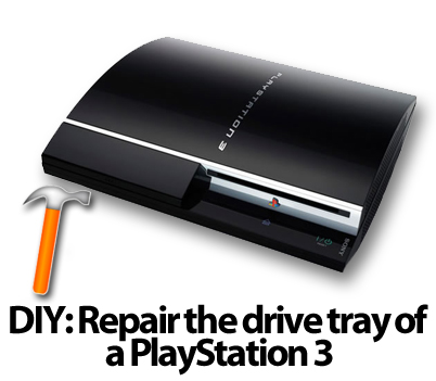 DIY: How to repair your PlayStation 3 disc tray when the drive is blocked